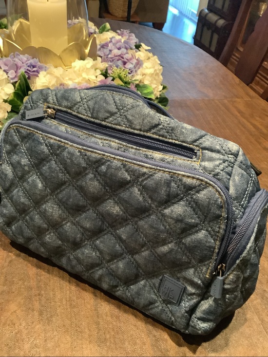 HKWIP Handbags - HKWIP Quilted Denim Crossbody Bag - Blue never used